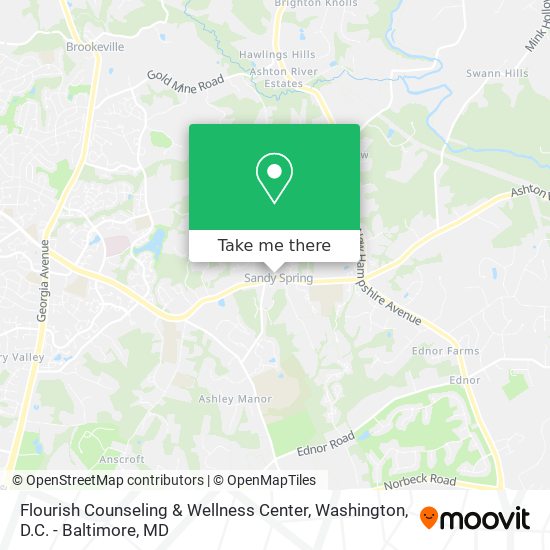 Flourish Counseling & Wellness Center map