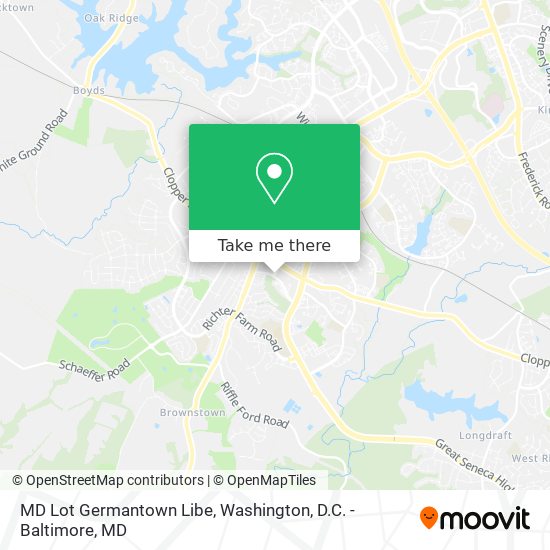 MD Lot Germantown Libe map