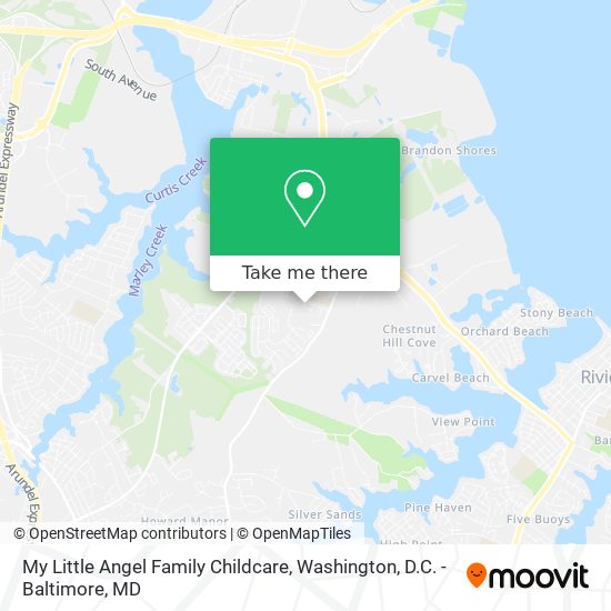 My Little Angel Family Childcare map