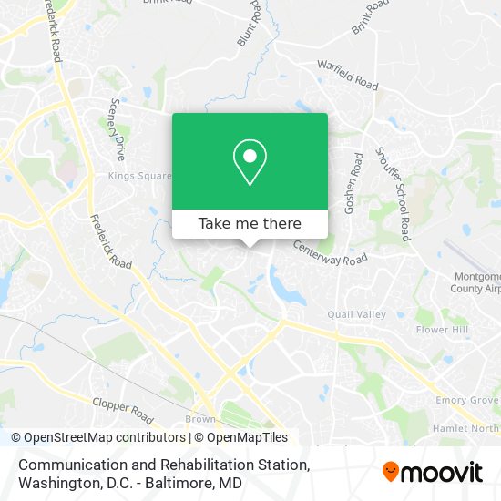 Mapa de Communication and Rehabilitation Station