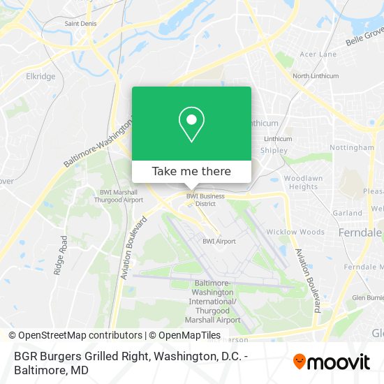 BGR Burgers Grilled Right map