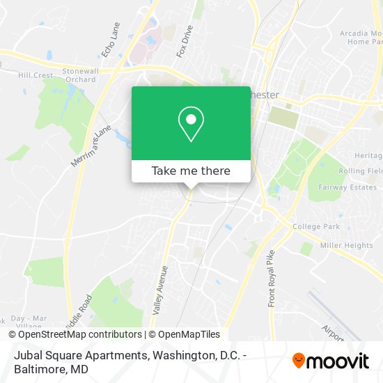 Mapa de Jubal Square Apartments
