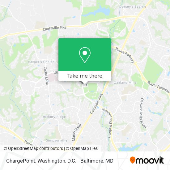 ChargePoint map