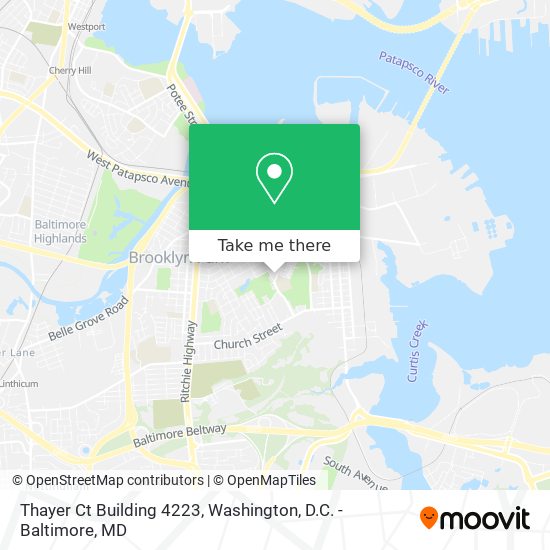 Mapa de Thayer Ct Building 4223