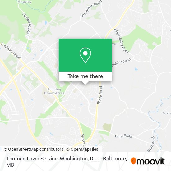 Mapa de Thomas Lawn Service