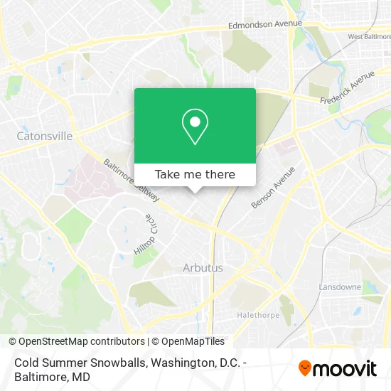 Cold Summer Snowballs map