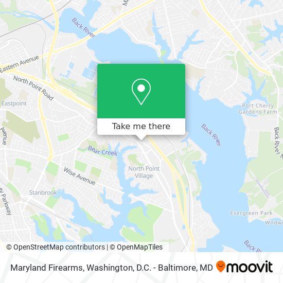 Maryland Firearms map