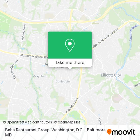 Mapa de Baha Restaurant Group
