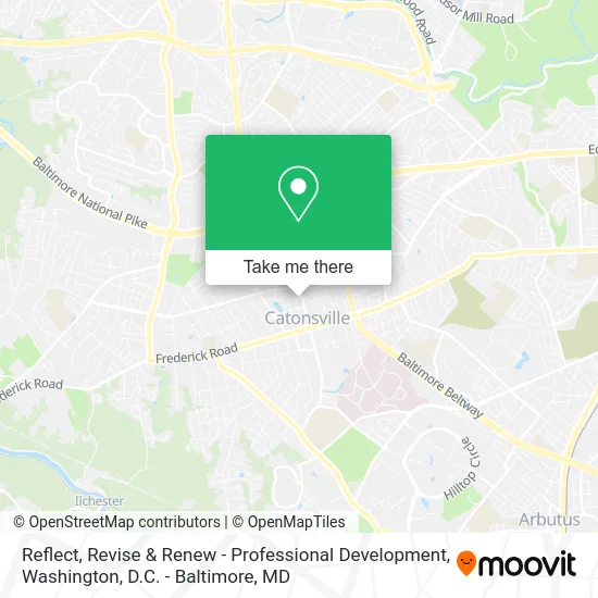 Reflect, Revise & Renew - Professional Development map