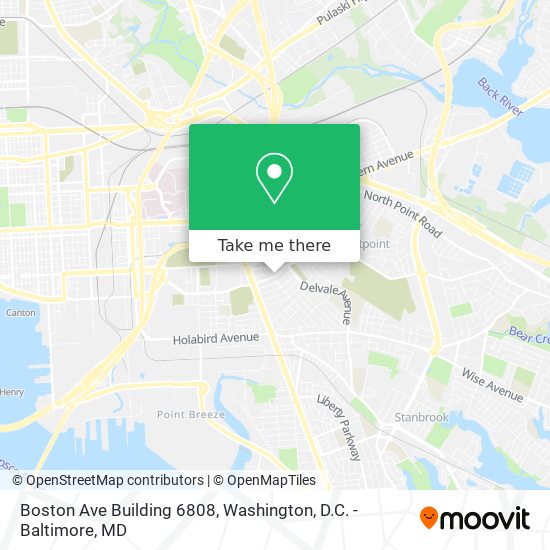 Mapa de Boston Ave Building 6808