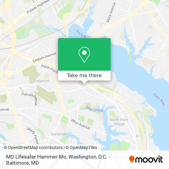 MD Lifesafer Hammer Mo map