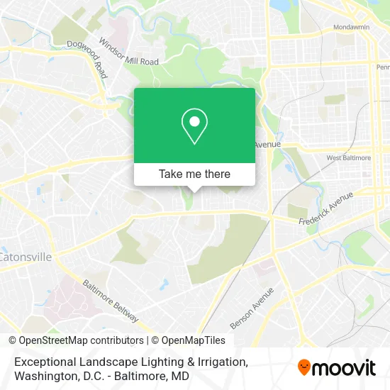 Mapa de Exceptional Landscape Lighting & Irrigation