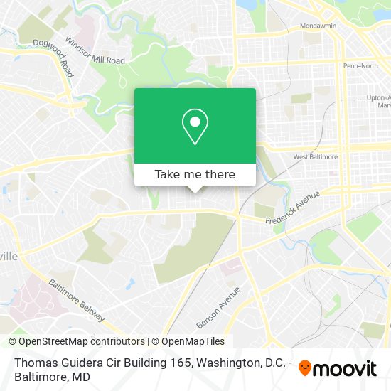 Mapa de Thomas Guidera Cir Building 165