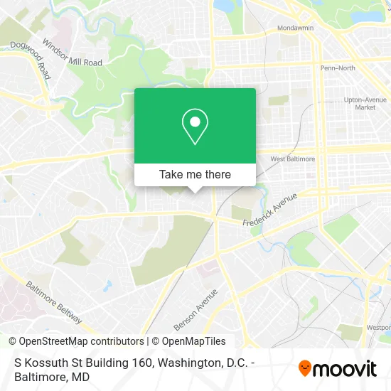 S Kossuth St Building 160 map