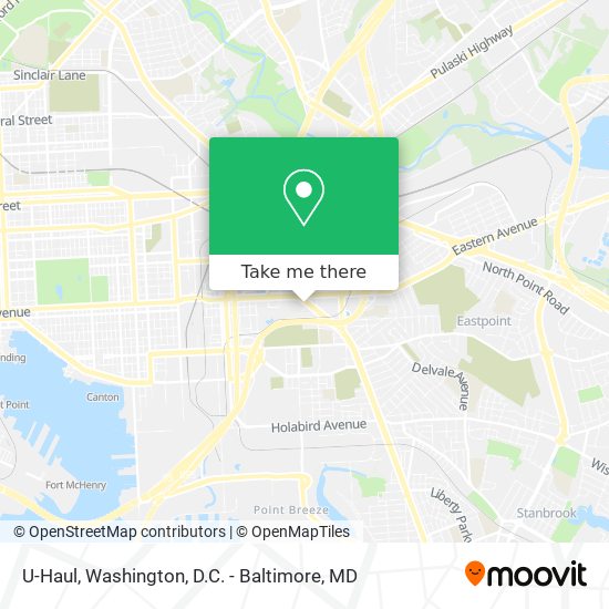 U-Haul map