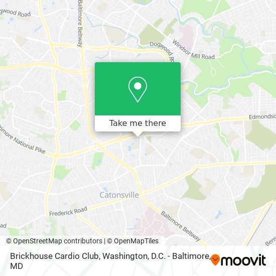 Brickhouse Cardio Club map