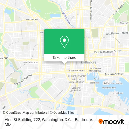 Vine St Building 722 map