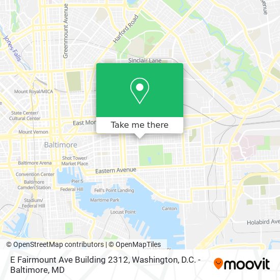 Mapa de E Fairmount Ave Building 2312