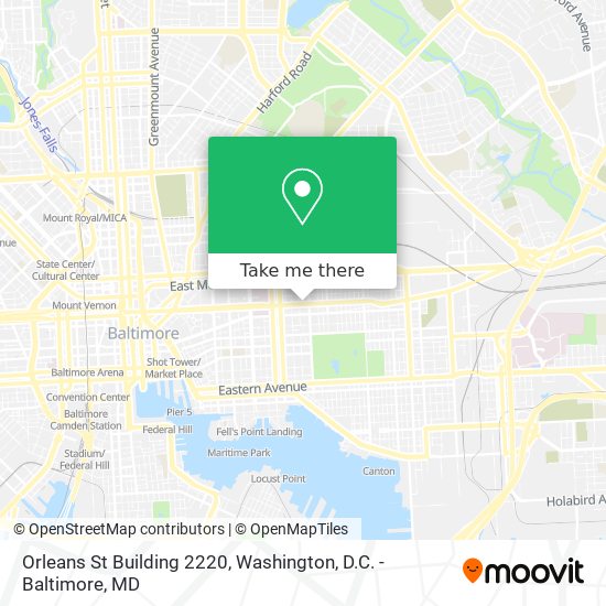 Mapa de Orleans St Building 2220