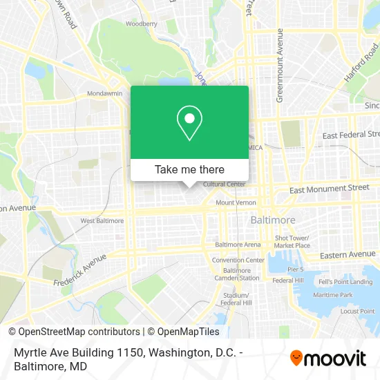 Myrtle Ave Building 1150 map