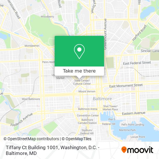 Tiffany Ct Building 1001 map