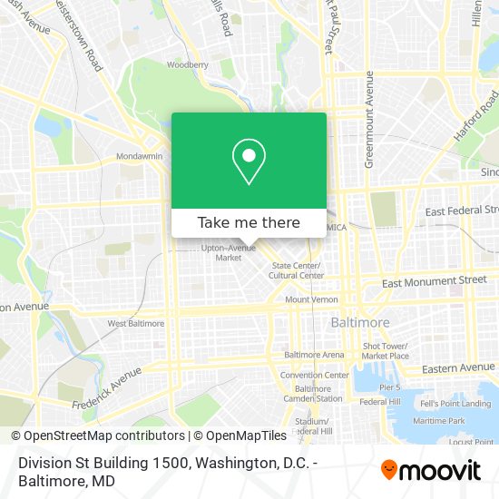 Division St Building 1500 map