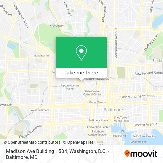 Mapa de Madison Ave Building 1504