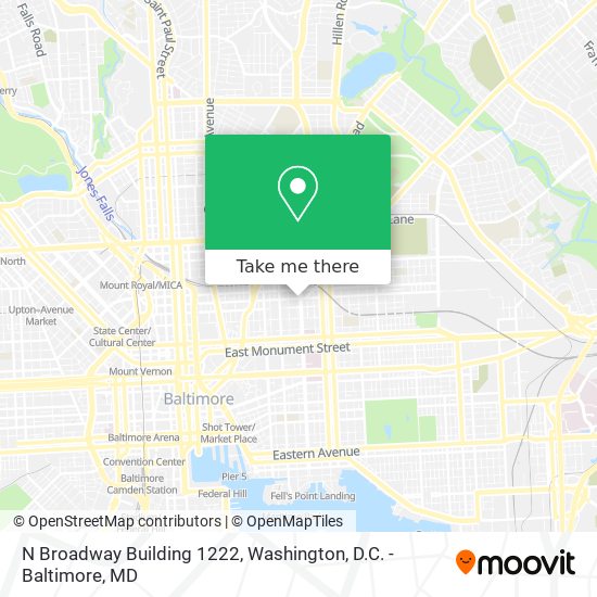Mapa de N Broadway Building 1222