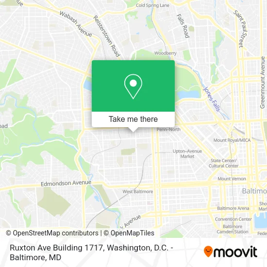 Mapa de Ruxton Ave Building 1717