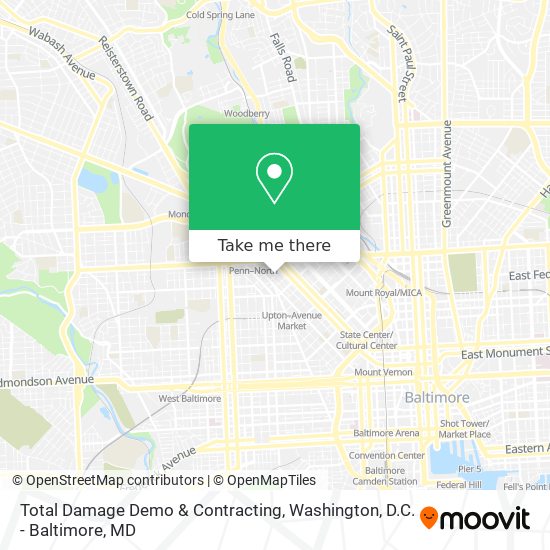 Total Damage Demo & Contracting map