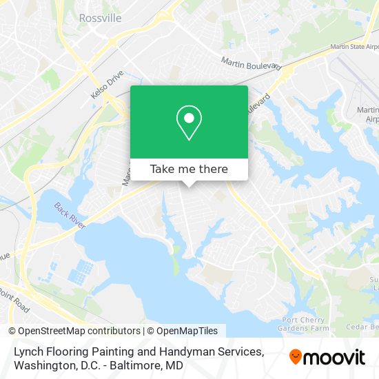 Lynch Flooring Painting and Handyman Services map