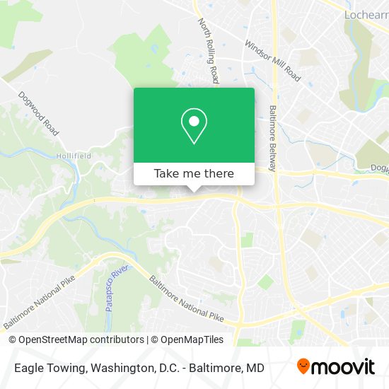 Mapa de Eagle Towing