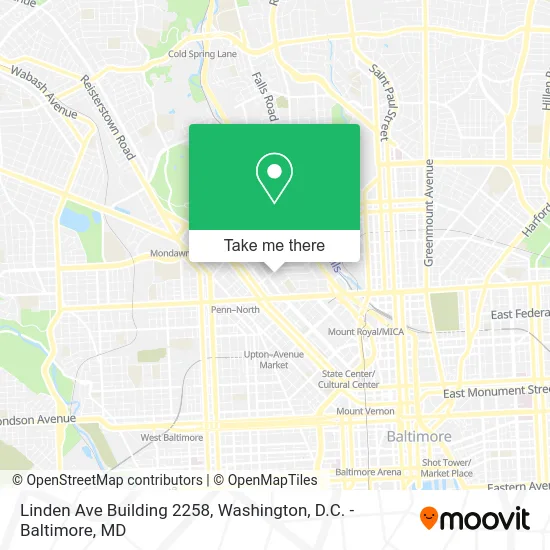 Linden Ave Building 2258 map