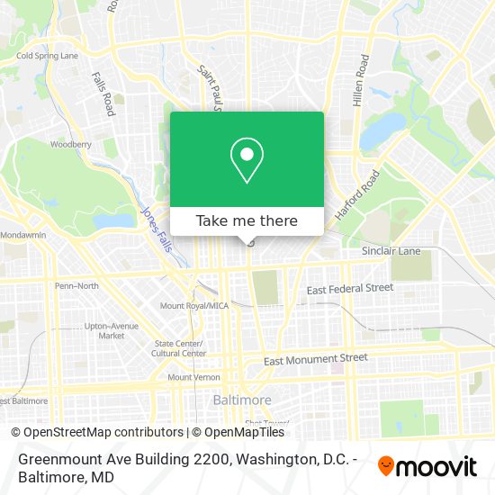 Greenmount Ave Building 2200 map