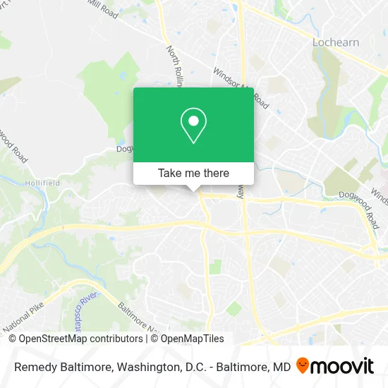 Remedy Baltimore map