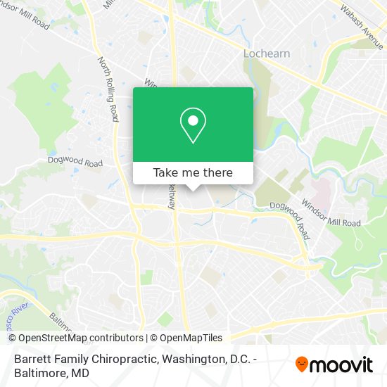 Barrett Family Chiropractic map