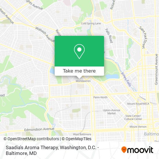 Saadia's Aroma Therapy map