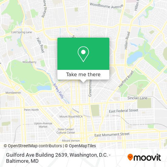 Guilford Ave Building 2639 map