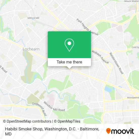 Habibi Smoke Shop map
