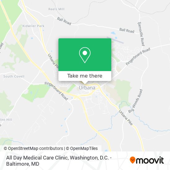 All Day Medical Care Clinic map