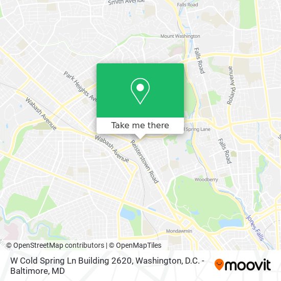 Mapa de W Cold Spring Ln Building 2620
