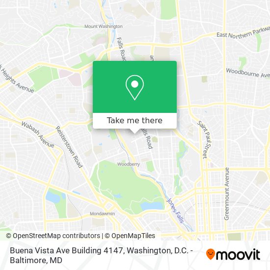 Mapa de Buena Vista Ave Building 4147