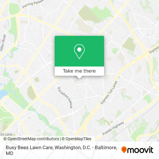 Busy Bees Lawn Care map