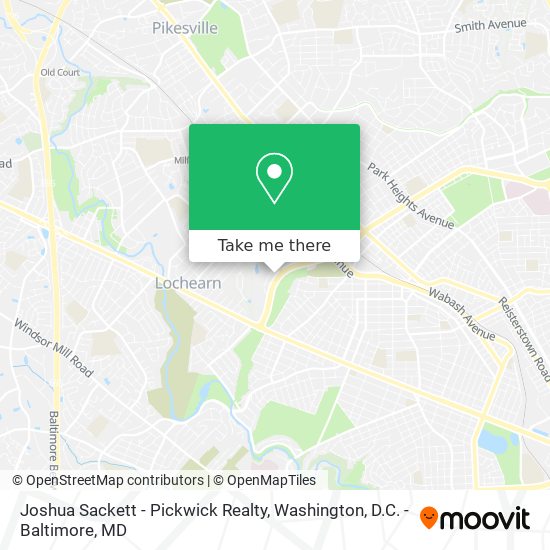 Mapa de Joshua Sackett - Pickwick Realty