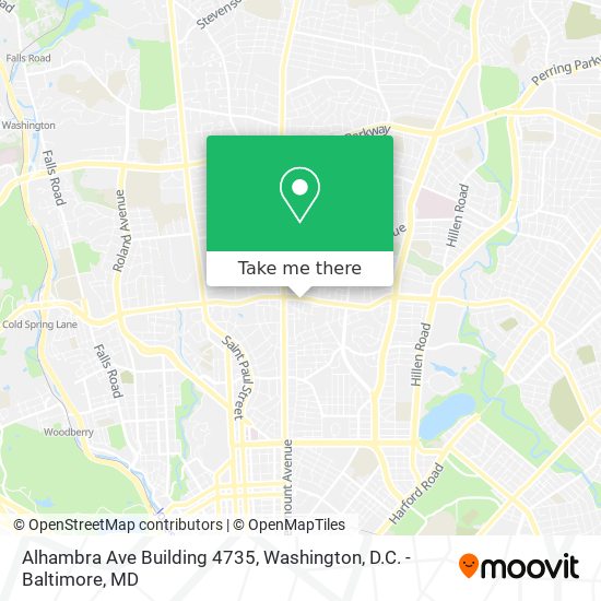 Mapa de Alhambra Ave Building 4735