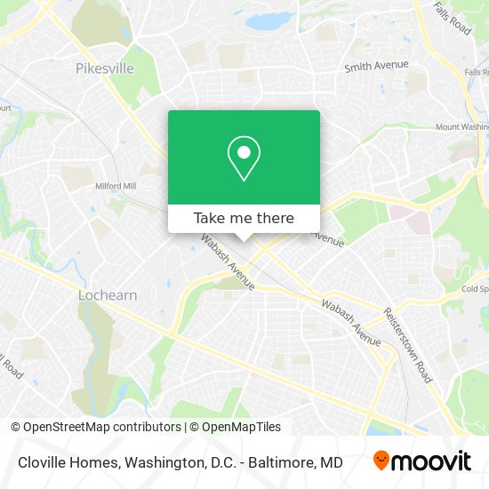 Cloville Homes map