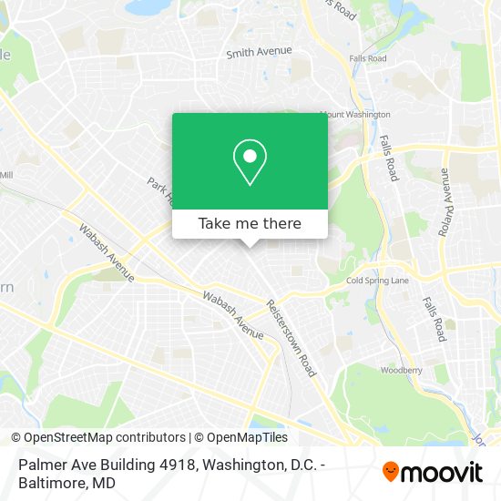 Palmer Ave Building 4918 map