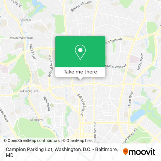 Mapa de Campion Parking Lot