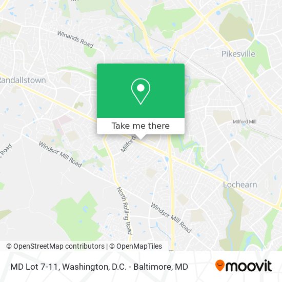 MD Lot 7-11 map