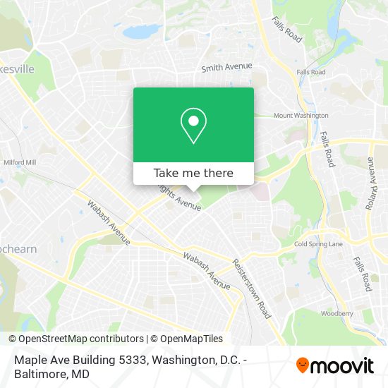 Maple Ave Building 5333 map